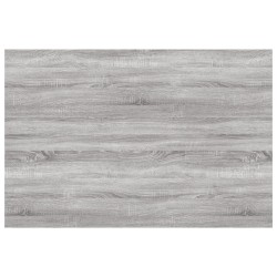 Étagères murales 4 pcs sonoma gris 60x40x1,5 cm bois ingénierie 530962530962