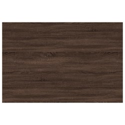 Étagères murales 4 pcs chêne marron 60x40x1,5cm bois ingénierie 530964530964