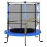 Trampoline avec filet de sécurité Rond 140x160 cm Bleu 530965530965