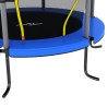 Trampoline avec filet de sécurité Rond 140x160 cm Bleu 530965530965