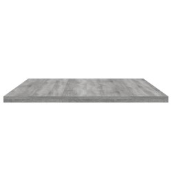 Étagères murales 4 pcs sonoma gris 80x40x1,5 cm bois ingénierie 530966530966