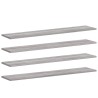 Étagères murales 4 pcs sonoma gris 100x20x1,5cm bois ingénierie 530968530968