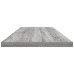 Étagères murales 4 pcs sonoma gris 100x20x1,5cm bois ingénierie 530968530968
