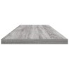 Étagères murales 4 pcs sonoma gris 100x20x1,5cm bois ingénierie 530968530968