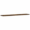 Étagères murales 4pcs chêne fumé 100x20x1,5cm bois d'ingénierie 530969530969