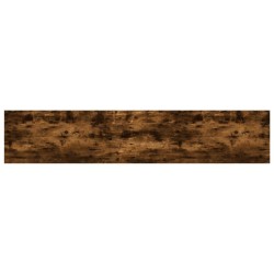 Étagères murales 4pcs chêne fumé 100x20x1,5cm bois d'ingénierie 530969530969