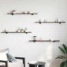 Étagères murales 4pcs chêne fumé 100x10x1,5cm bois d'ingénierie 530970530970
