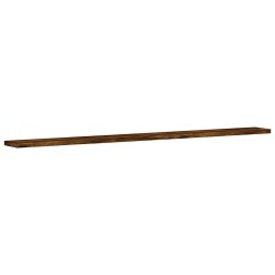Étagères murales 4pcs chêne fumé 100x10x1,5cm bois d'ingénierie 530970530970