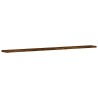 Étagères murales 4pcs chêne fumé 100x10x1,5cm bois d'ingénierie 530970530970