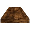 Étagères murales 4pcs chêne fumé 100x10x1,5cm bois d'ingénierie 530970530970