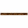 Étagères murales 4pcs chêne fumé 100x10x1,5cm bois d'ingénierie 530970530970