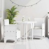 Chaise de jardin 2 pcs Blanc 53 x 49 x 85 cm Polypropylène 530976530976