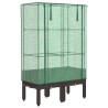 Jardinière surélevée avec housse aspect rotin 80x40x140 cm 530979530979