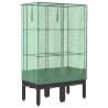 Jardinière surélevée avec housse aspect rotin 80x40x140 cm 530979530979