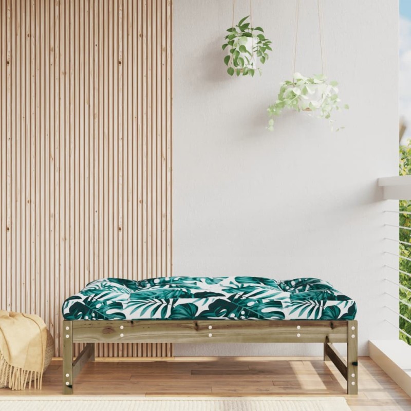 Repose-pied de jardin 120x80 cm bois de pin imprégné 530980530980
