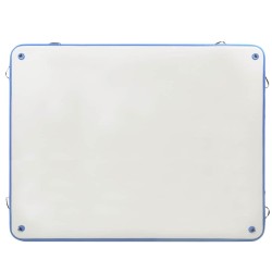 Pont flottant gonflable Bleu et blanc 300x300x15 cm 530985530985