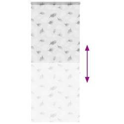 Store enrouleur de douche avec cassette largeur du tissu 106 cm 530987530987