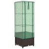 Jardinière surélevée avec housse aspect rotin 40x40x139 cm 530988530988