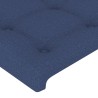  Tête de lit à LED Bleu 200x5x78/88 cm Tissu 