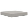 Coussin de canapé d'extérieur 2 pcs Gris Polyester 530999530999