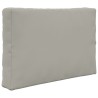 Coussin de canapé d'extérieur 2 pcs Gris Polyester 530999530999