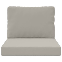 Coussin de canapé d'extérieur 2 pcs Gris Polyester 530999530999