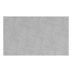 Nez de marche Rectangulaire 4 pcs Argenté 50 x 30 cm Aluminium 531001531001