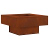 Braise Marron 80 x 80 x 40 cm Acier patiné 531003531003