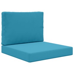 Coussin de canapé d'extérieur 2 pcs Bleu royal Polyester 531004531004