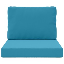 Coussin de canapé d'extérieur 2 pcs Bleu royal Polyester 531004531004