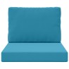 Coussin de canapé d'extérieur 2 pcs Bleu royal Polyester 531004531004