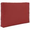 Coussin de canapé d'extérieur 2 pcs Bordeaux Polyester 531005531005