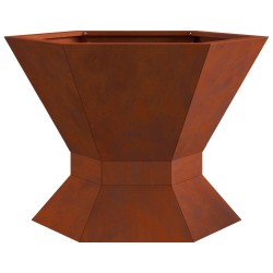 Braise Marron 50 x 50 x 40 cm Acier patiné 531006531006