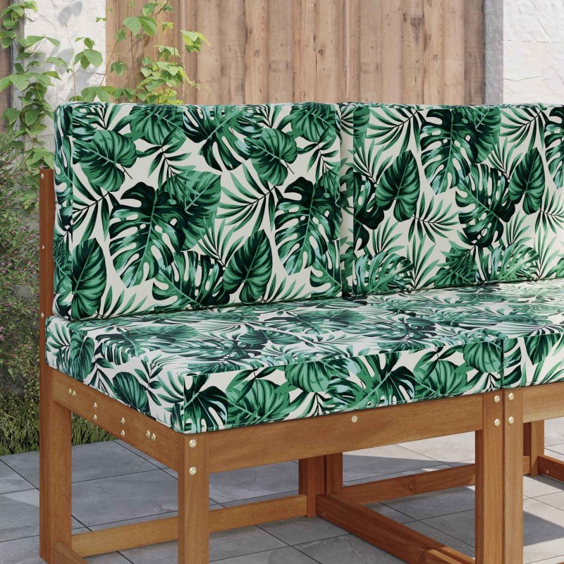 Coussin de canapé d'extérieur 2 pcs Motif feuille Polyester 531007531007