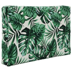 Coussin de canapé d'extérieur 2 pcs Motif feuille Polyester 531007531007