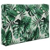 Coussin de canapé d'extérieur 2 pcs Motif feuille Polyester 531007531007
