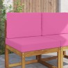 Coussin de canapé d'extérieur 2 pcs Rose Polyester 531011531011