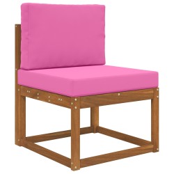 Coussin de canapé d'extérieur 2 pcs Rose Polyester 531011531011