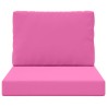 Coussin de canapé d'extérieur 2 pcs Rose Polyester 531011531011