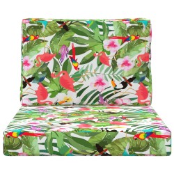 Coussin de canapé d'extérieur 2 pcs coloré Polyester 531012531012
