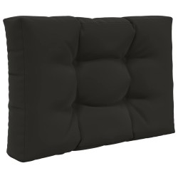Coussin de canapé d'extérieur 2 pcs Noir Polyester 531013531013