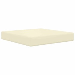 Coussin de canapé d'extérieur 2 pcs Crème Polyester 531014531014