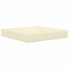 Coussin de canapé d'extérieur 2 pcs Crème Polyester 531014531014