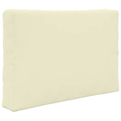 Coussin de canapé d'extérieur 2 pcs Crème Polyester 531014531014