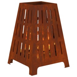 Foyer de cheminée Marron 50 x 50 x 70 cm Acier patiné 531017531017