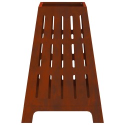 Foyer de cheminée Marron 50 x 50 x 70 cm Acier patiné 531017531017
