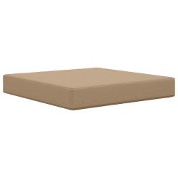 Coussin de canapé d'extérieur 2 pcs Taupe Polyester 531018531018