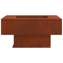 Braise Marron 60 x 60 x 30 cm Acier patiné 531021531021