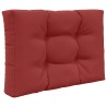 Coussin de canapé d'extérieur 2 pcs Bordeaux Polyester 531022531022