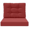 Coussin de canapé d'extérieur 2 pcs Bordeaux Polyester 531022531022